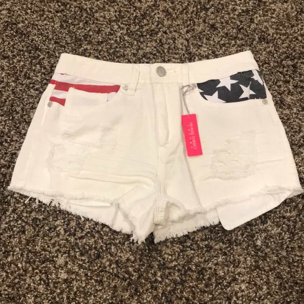 White American Eagle Denim Shorts